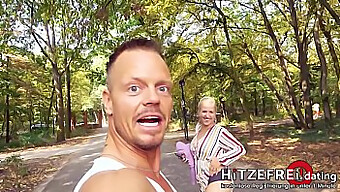 Amateur Milf Jana Schwarz Gets Gangbanged By Bodo In The Open Air