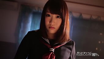 Rena Takayama Dominates Coed In School Uniform