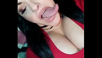 Hot Latina Teen Shows Off Her Long Tight Mouth