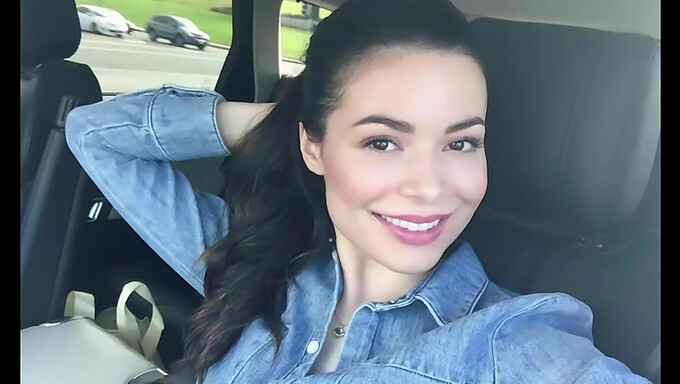 Brunette Miranda Cosgrove Pronkt Met Haar Rukvaardigheden In Instagram-Video