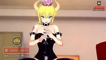 Masturbasi Maya Dengan Bowsette - Arahan Handjob Pov