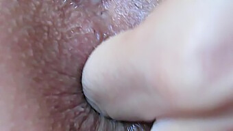 Anal Play With Extreme Close Up And Fingering