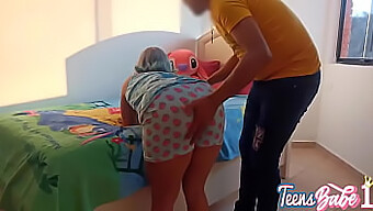 Naughty Stepdaughter Gets A Hard Pounding From Her Stepfather While Home Alone