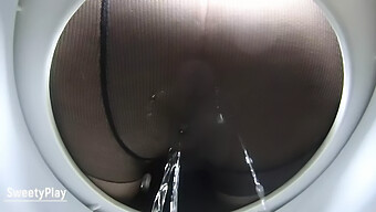 Pissing In The Shower With A Close-Up View Of My Pussy