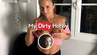 Arya Laroca'S Small Tits Bounce As She Rides A Big Cock In This Mydirtyhobby Video