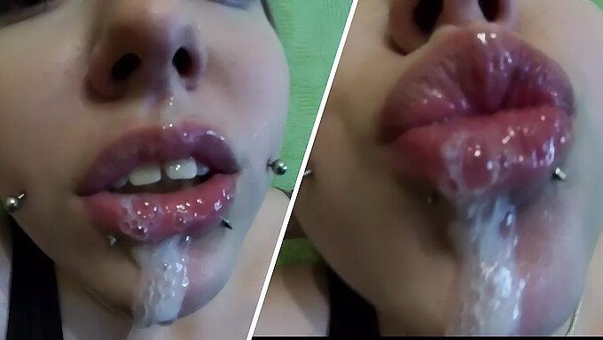 Blowjob Und Deepthroat Mit Einem Penis Und Sperma In Diesem Video