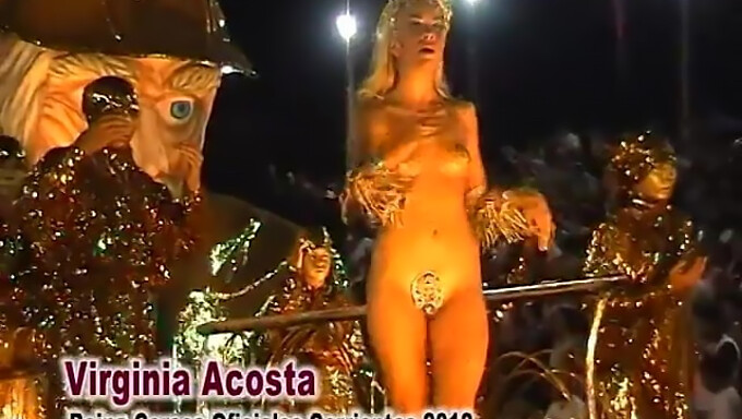 Virginia Acosta, Den Nøgne Hersker Af Corrientes Carnival I Argentina