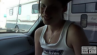 Holly Lane'S Big Cock Blowjob In A Truck