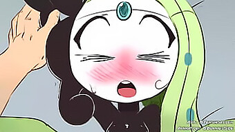 Meloetta Z Pokepornu Si Užívá S Trenérem V Jeho Zadku