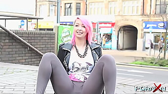 Cute Teen With Piercings Gets Off On Outdoor Peeing