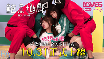 Asian Cosplayers In An Orgies And Spanking Session