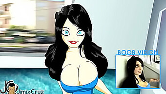 Miss Hannah Minx'S Big Boobs Take Center Stage In This Anime Train Ride