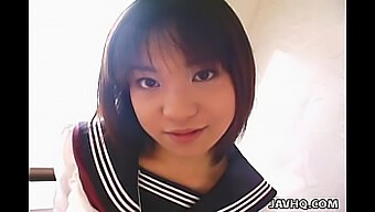 Beautiful Japanese Teen Gets Covered In Cum After Sex