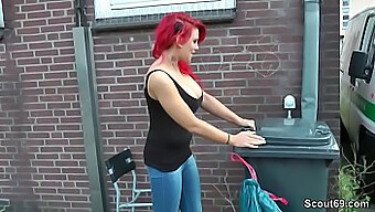 German Teen Lexy Gets Brutally Fucked Outdoors By Another Man