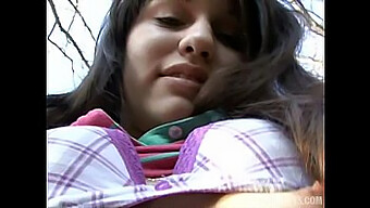 Pov Video Of Naughty Czech Teen Giving A Blowjob On The Streets