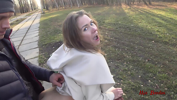 Sensual Blowjob In Public By Mia Bandini