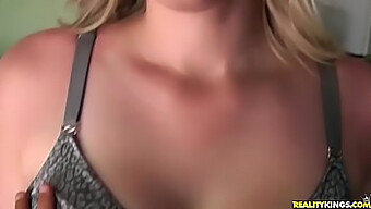 18+ Teen Gets Her Big Tits Sucked And Her Asshole Stretched