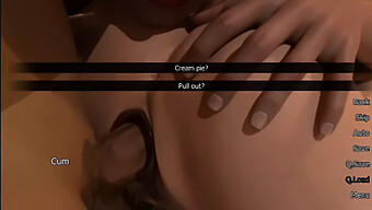 18 Éves Lány Élvezi, Hogy Nyalja A Creampie-T