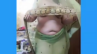 Tía India En Net Saree Seduce A Su Marido